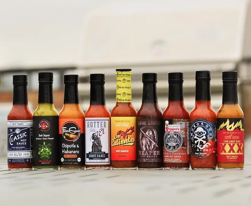 Hot Ones Hot Sauce Package. 