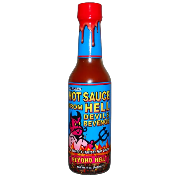 Hot Sauce From Hell, Devils Revenge, Habanero (World Hottest Hot Sauce ...