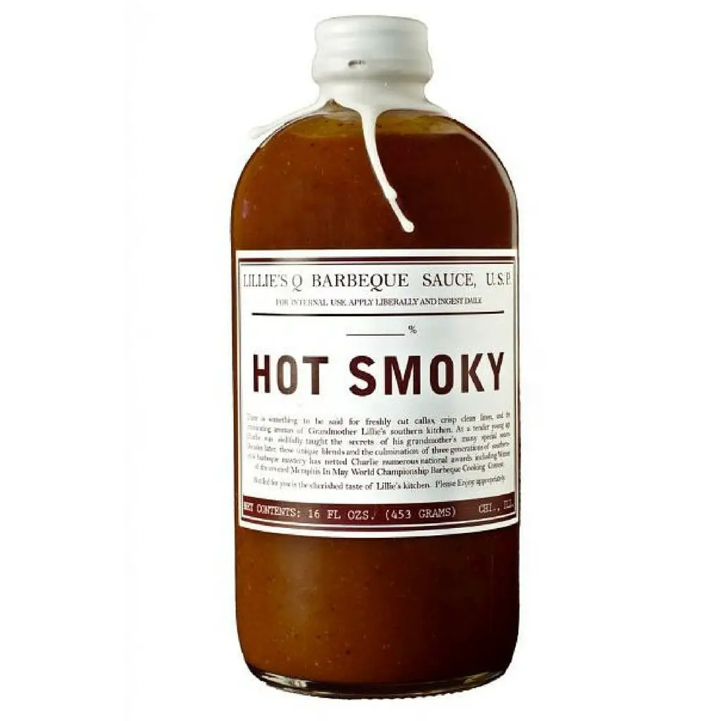 Hot Smoky BBQ Sauce 567g Lillie