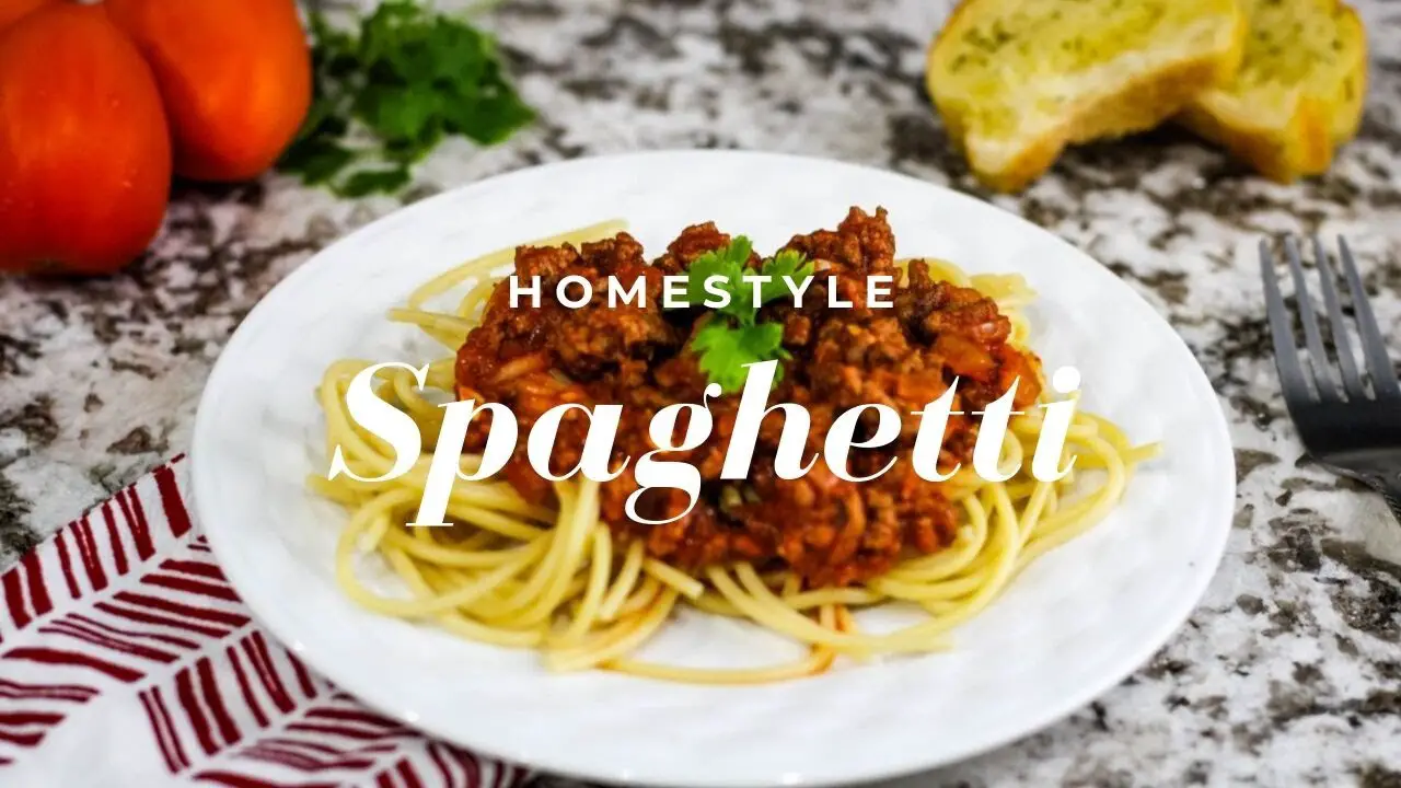 How to make homestyle spaghetti with ragu style sauce ...