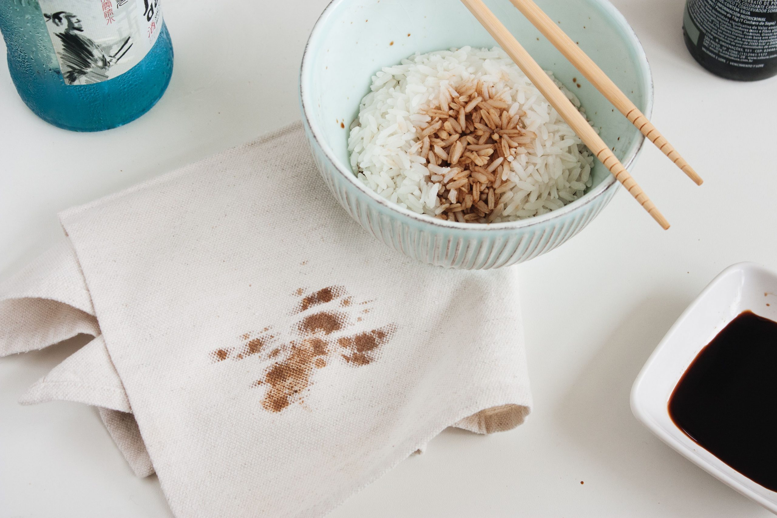 How to Remove Soy Sauce Stains From Clothes, Upholstery and Carpets