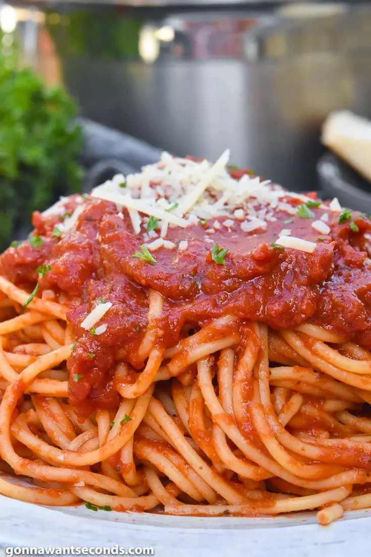 Italian Spaghetti (Made w/ Simple Ingredients!)
