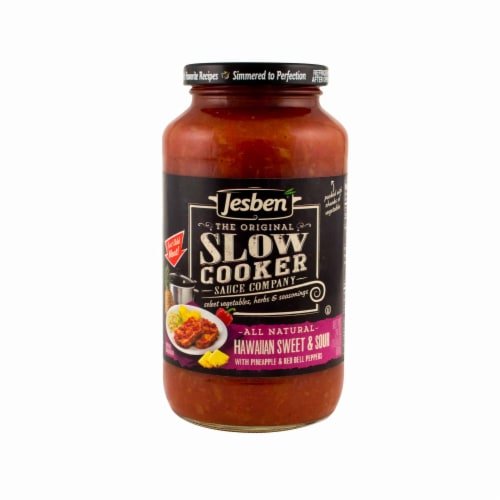 Jesben Slow Cooker Hawaiian Sweet &  Sour Sauce, 24 oz