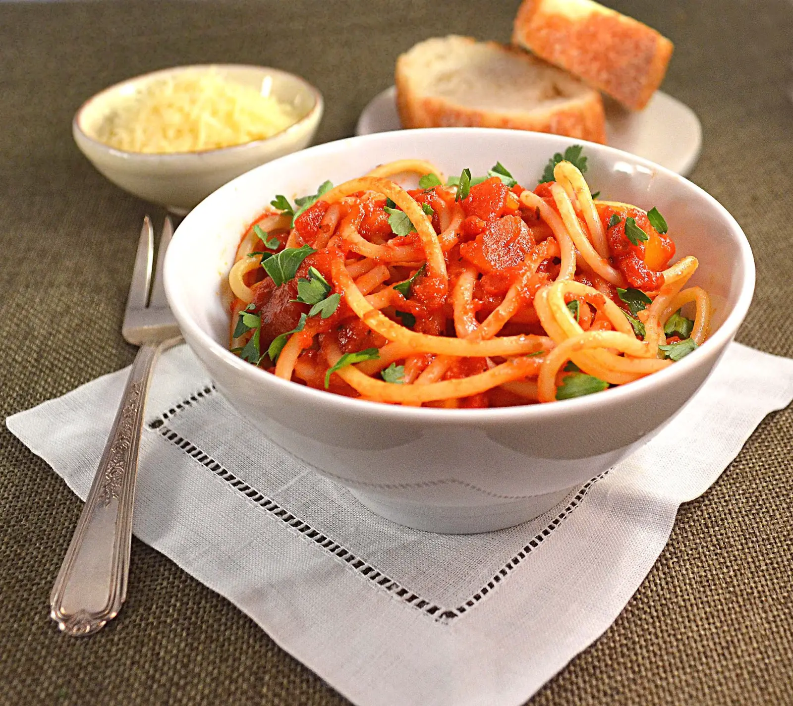 Jilly...Inspired : Spaghetti with Marinara Sauce