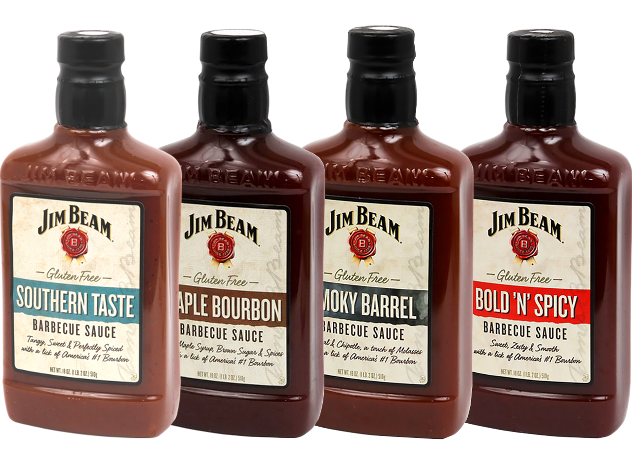 Jim Beam BBQ Sauce Maple Bourbon 18 oz