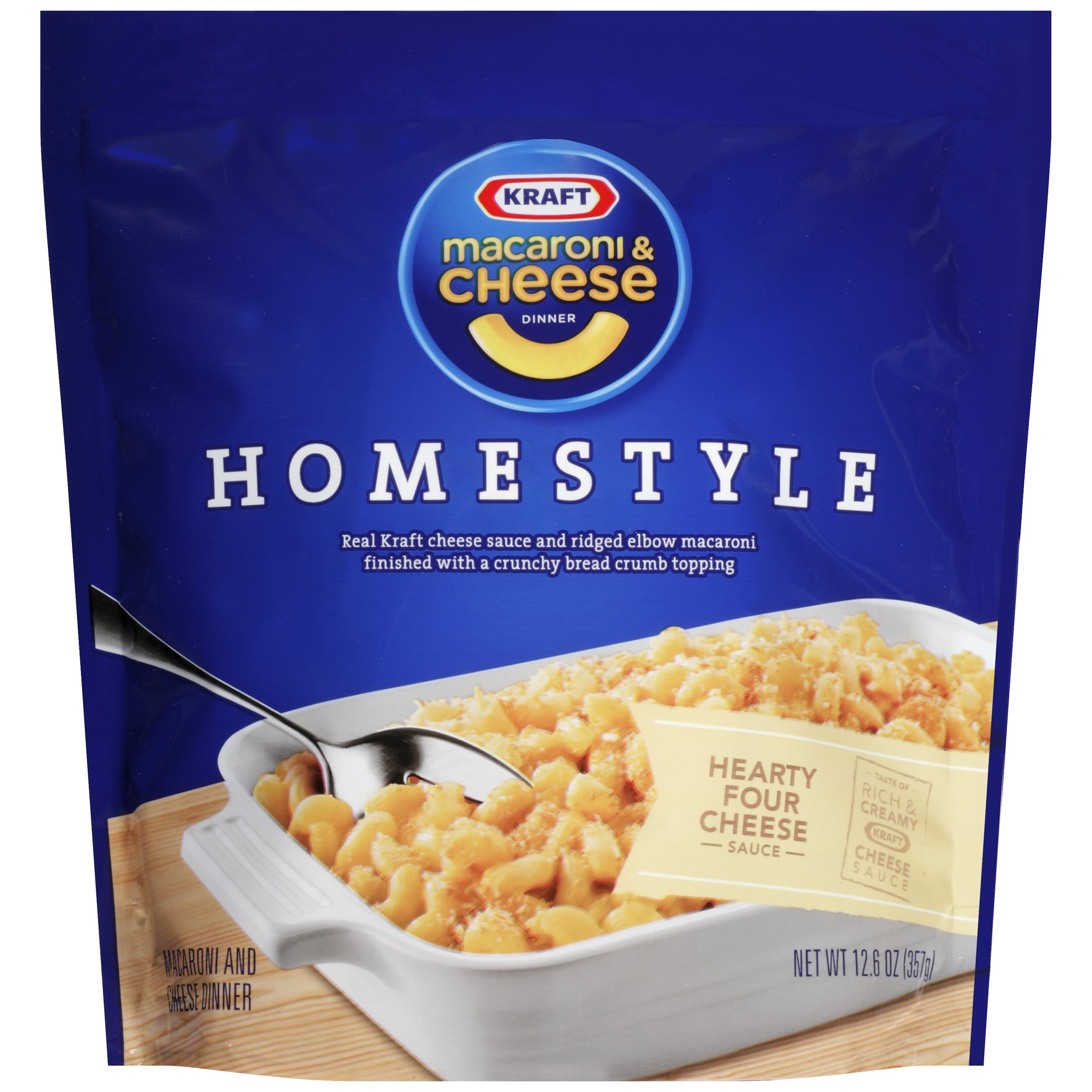 Kraft Homestyle Macaroni &  Cheese Dinner, Hearty Four ...