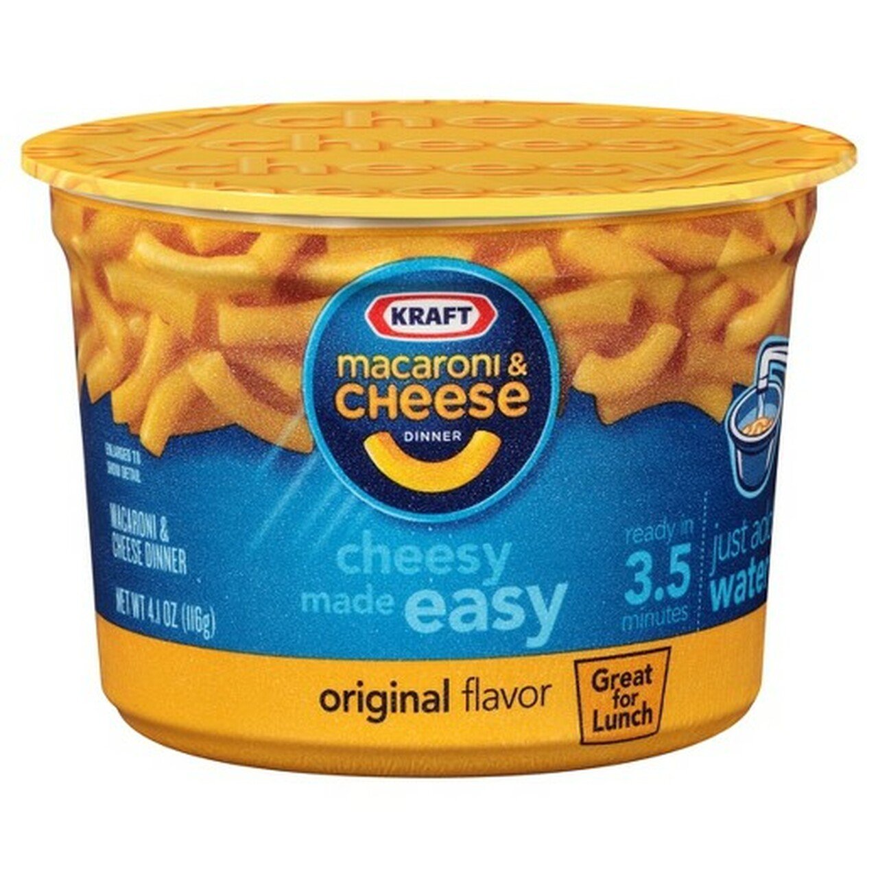 Kraft Macaroni and Cheese, Original Flavor, 4.1 oz. Big ...