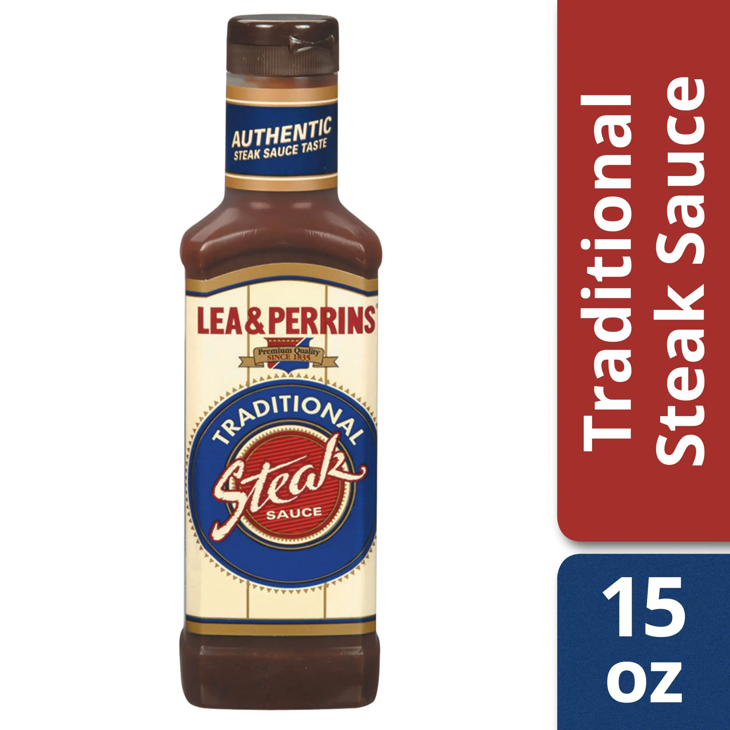 Lea &  Perrins Traditional Steak Sauce, 15 oz. Bottle