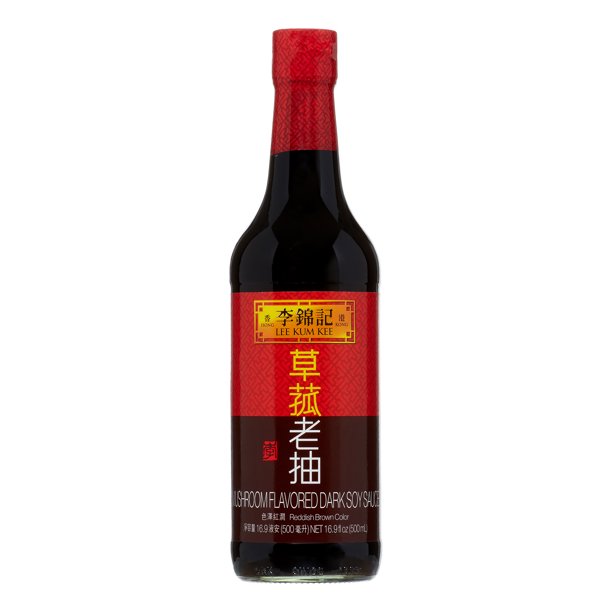 Lee Kum Kee Mushroom Flavored Dark Soy Sauce, 16.9 fl oz