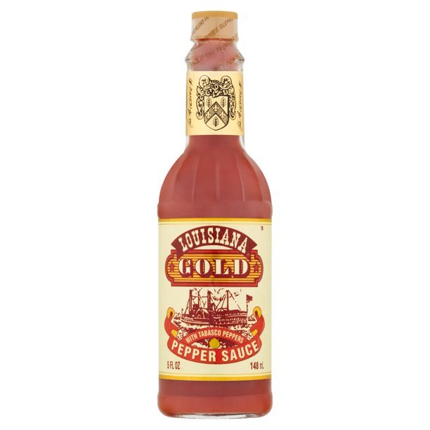 Louisiana Gold Pepper Sauce with Tabasco Peppers, 5 fl oz ...