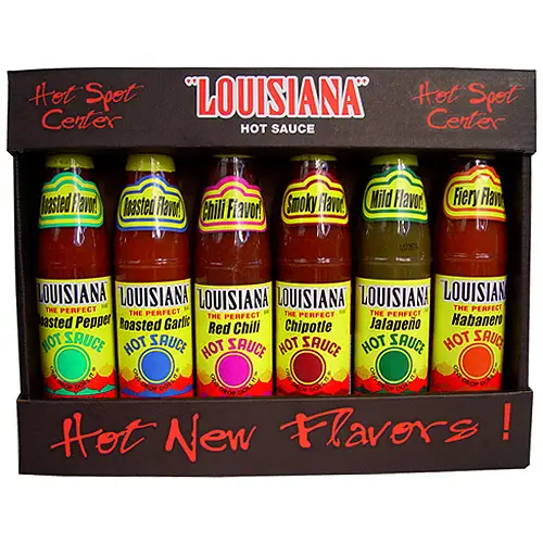 Louisiana Hot Sauce Variety Pack, 18 Fl. Oz., 6 Count