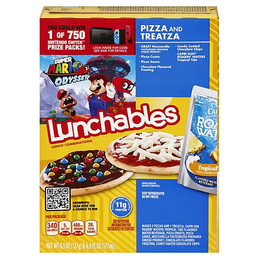 Lunchables Lunch Combinations Pizza And Treatza, 10.5 Oz Box ...
