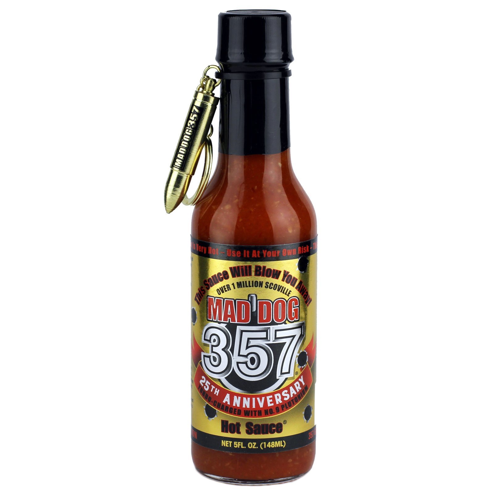 Mad Dog 357 Gold Edition Hot Sauce, 5oz FEATURED ON HOT ONES 1 MILLION ...