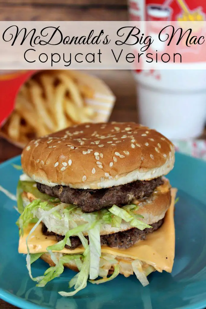 McDonalds Big Mac Copycat Recipe in 2020
