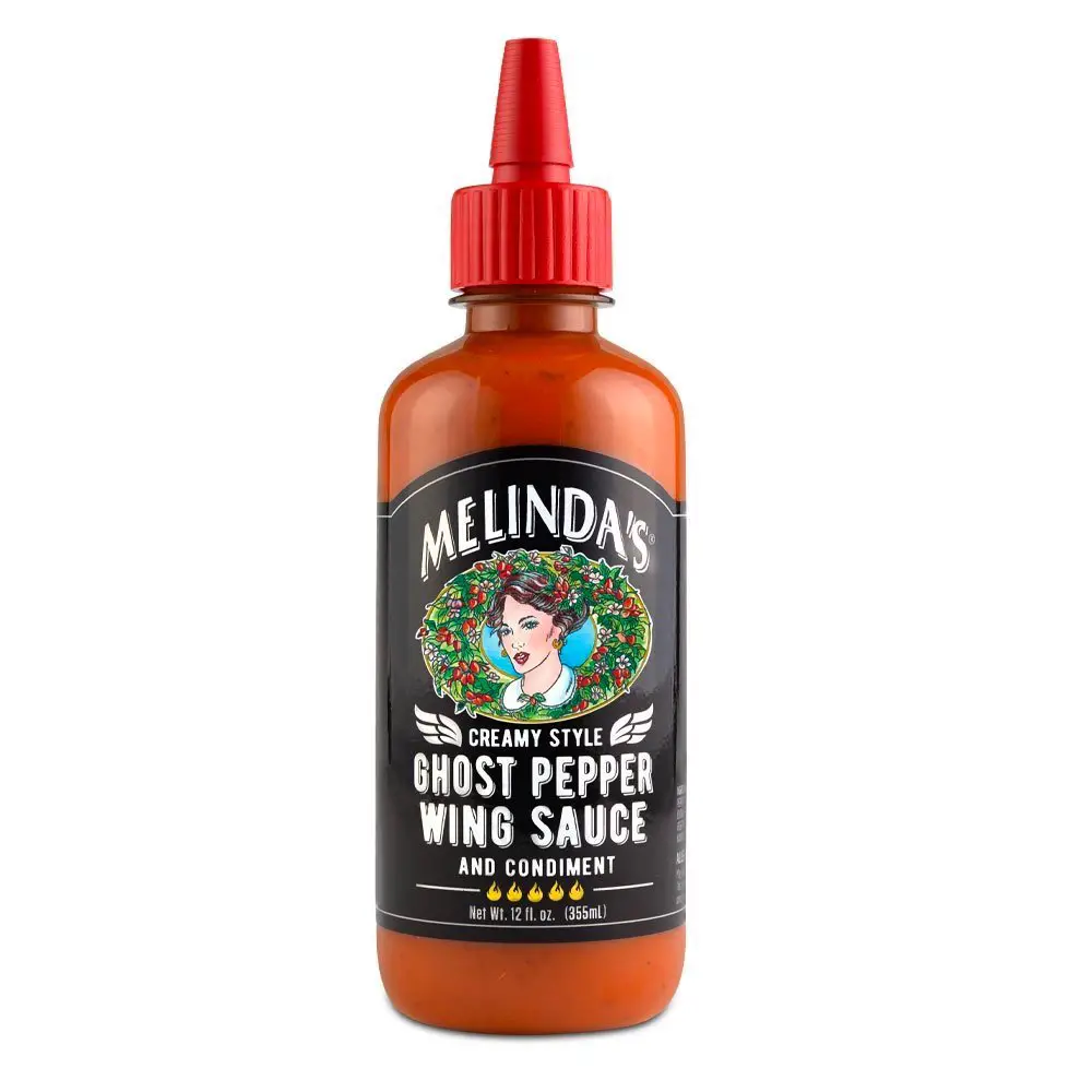 Melindas Creamy Style Ghost Pepper Wing Sauce and Condiment