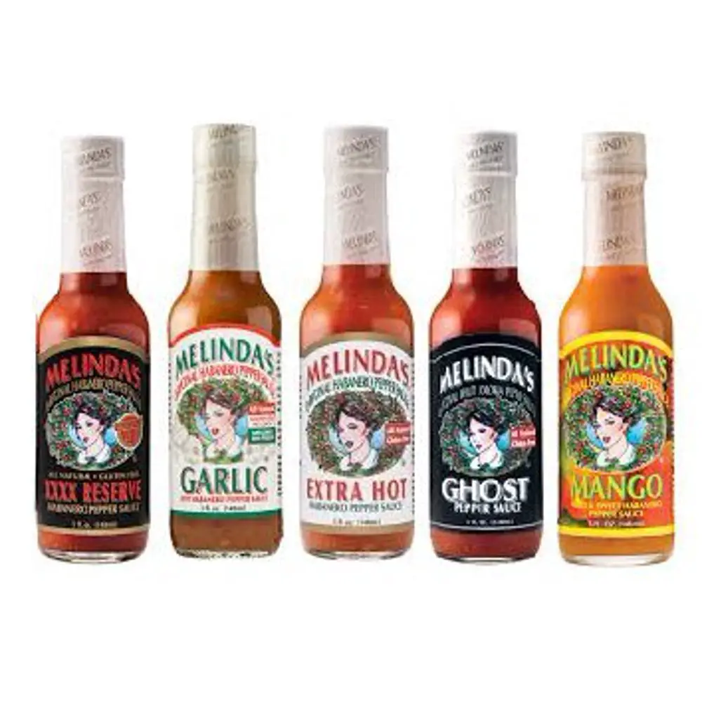Melindas Habanero Hot Sauce Variety 5 Pack (Ghost Pepper ...