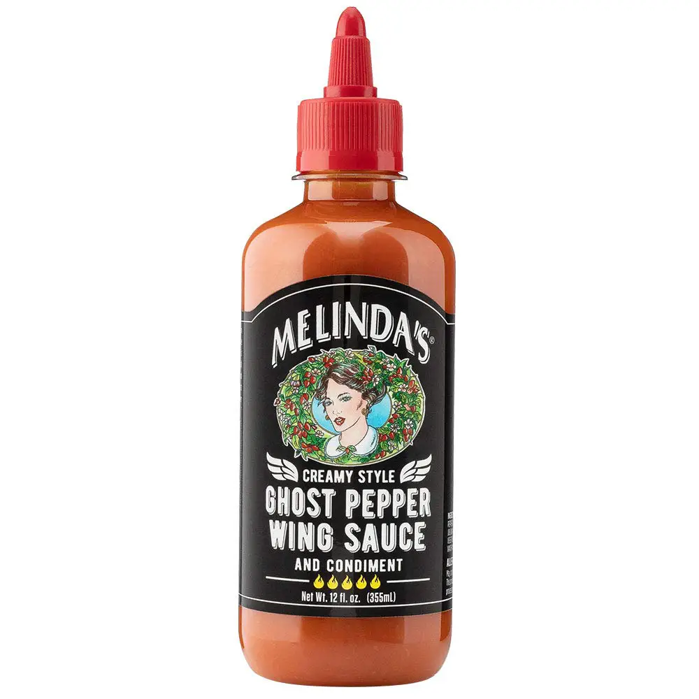 Melindas Wing Ghost Pepper Cream Sauce, 12 Fl Oz