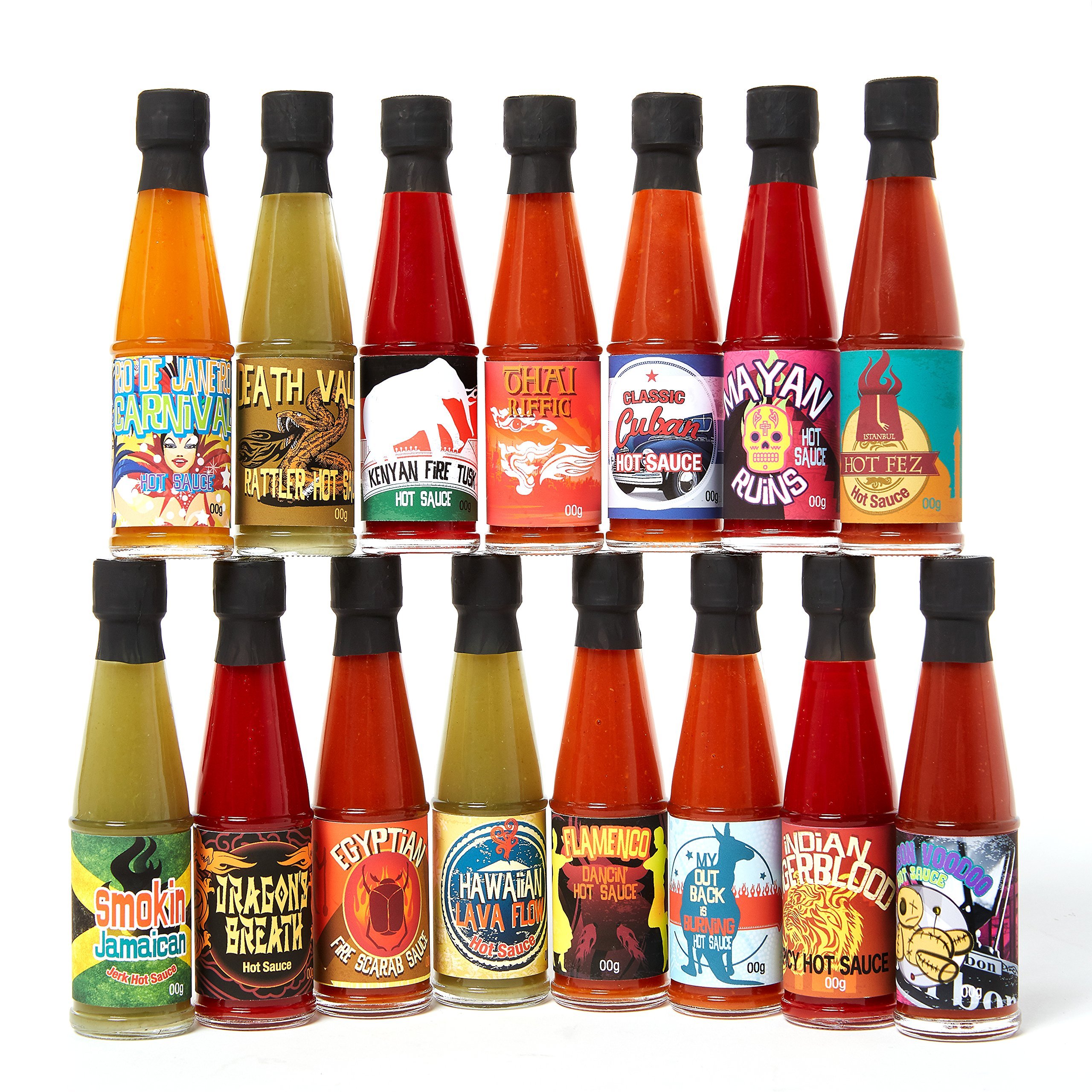 Modern Gourmet Foods, Global Chilli Hot Sauce, Set of 15 ...
