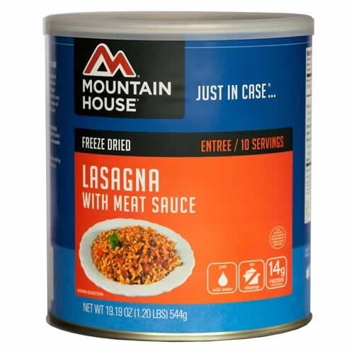 Mountain House Lasagna with Meat Sauce in #10 Can