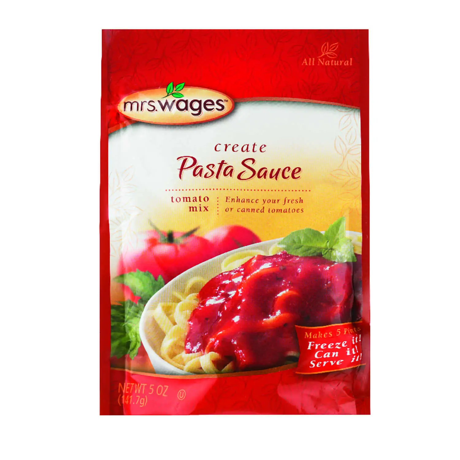Mrs. Wages Pasta Sauce Mix 5 oz. 1 pk