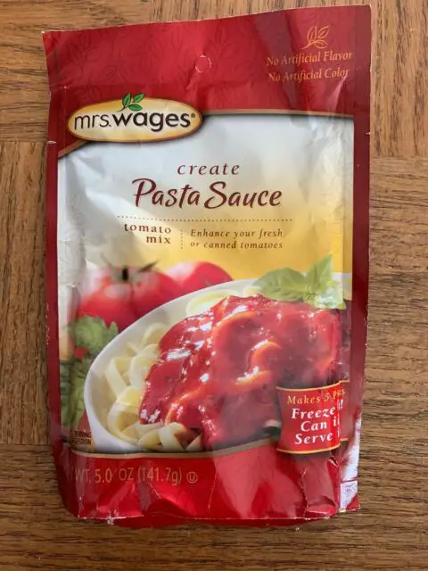 Mrs.Wages Pasta Sauce Mix