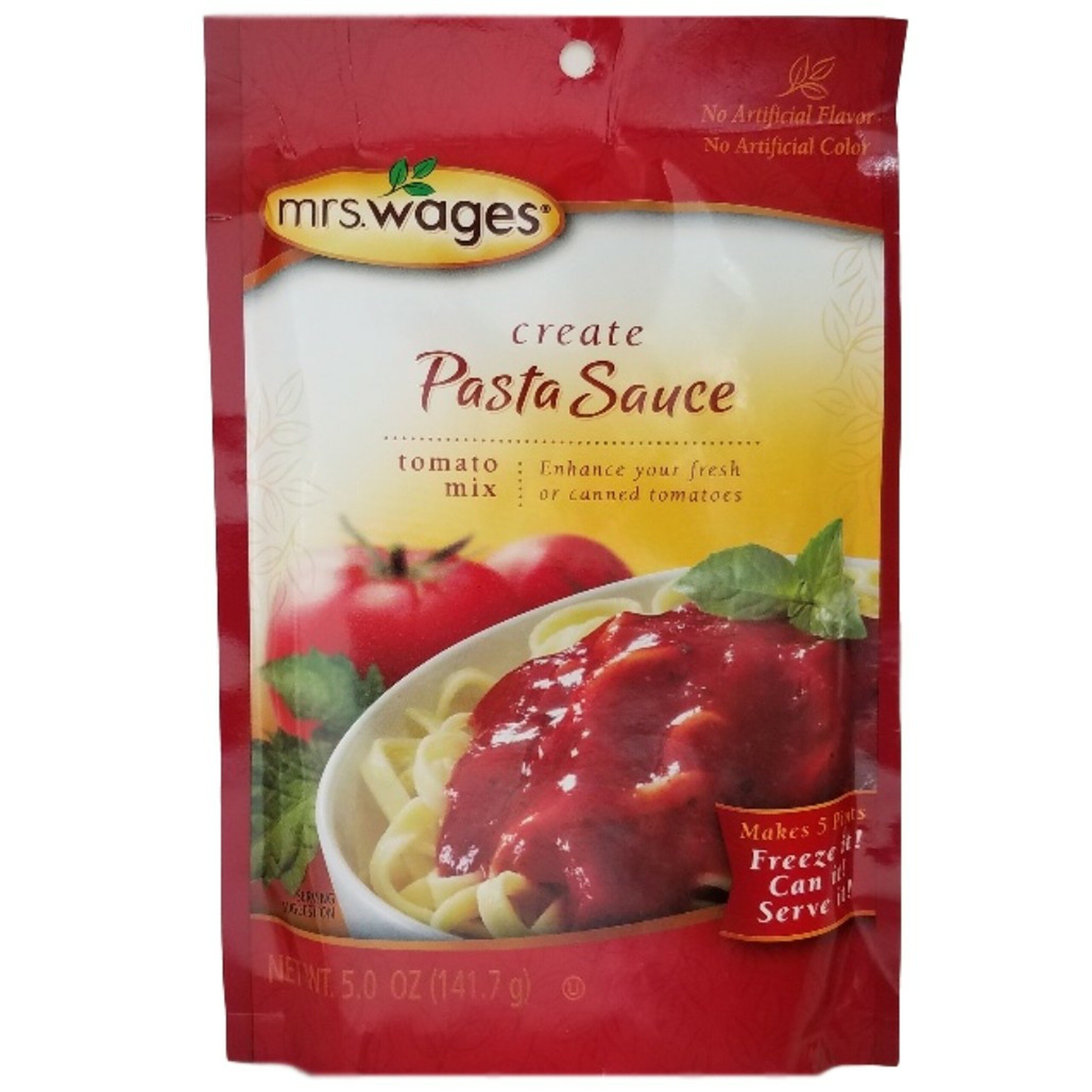 Mrs Wages Pasta Sauce Tomato Mix