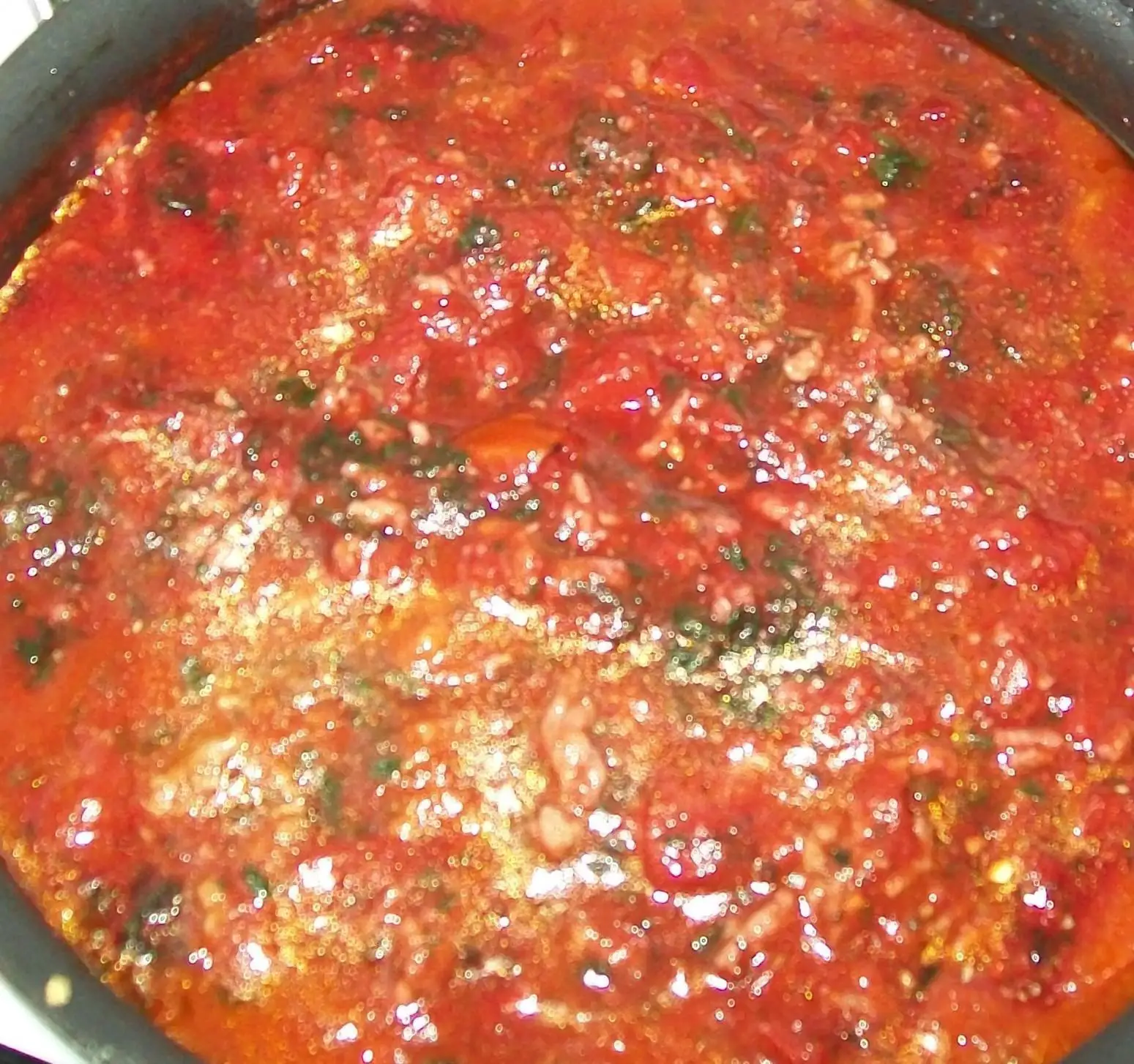 My basic pasta sauce { no meat } Recipe