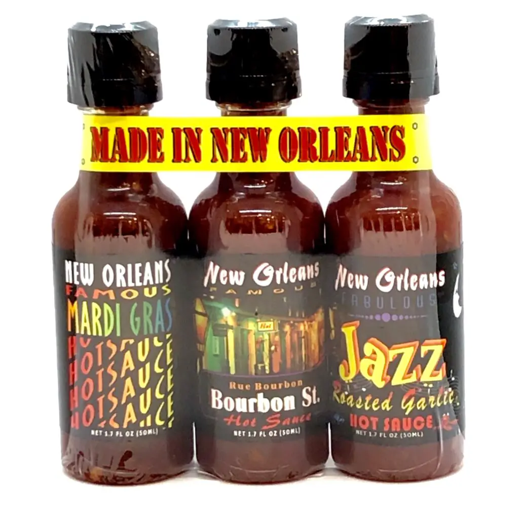 New Orleans Famous Hot Sauces 1.5 (3 pack)