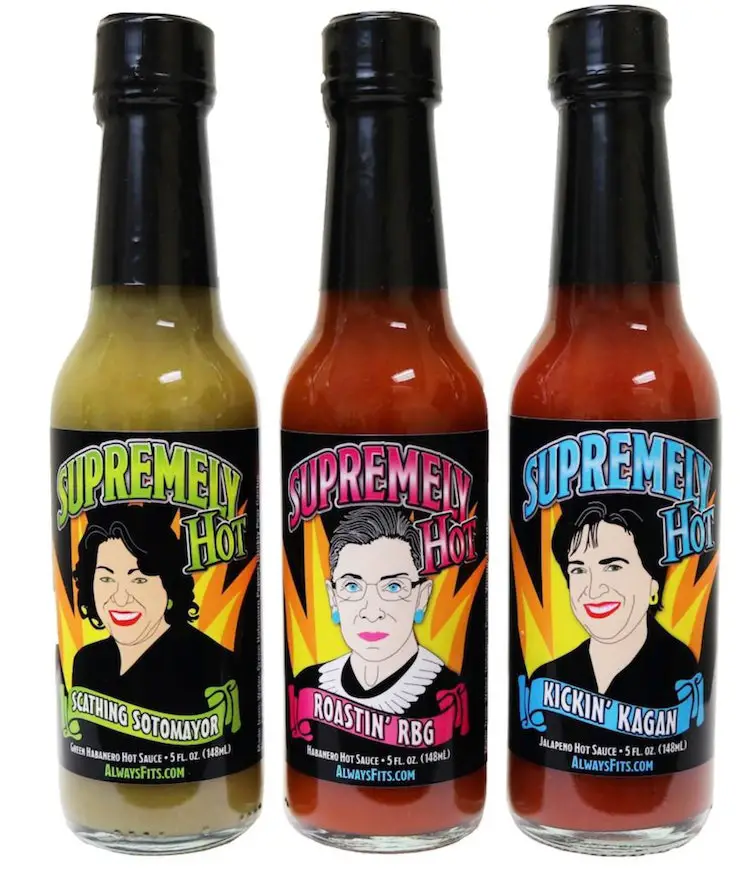New " Supremely Hot Sauce"  Has A Ruth Bader Ginsberg Flavor That Will ...