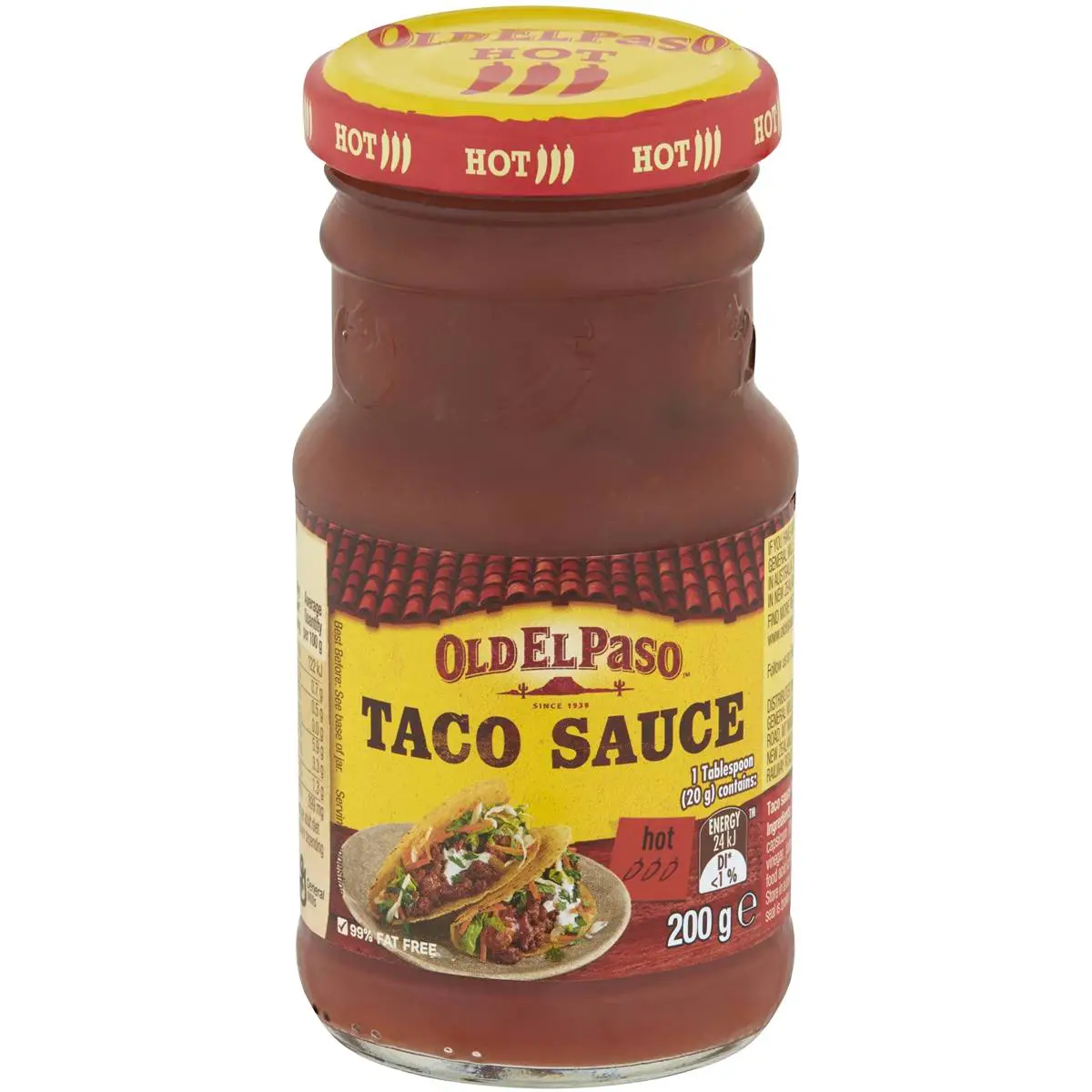 Old El Paso Hot Taco Sauce 200g