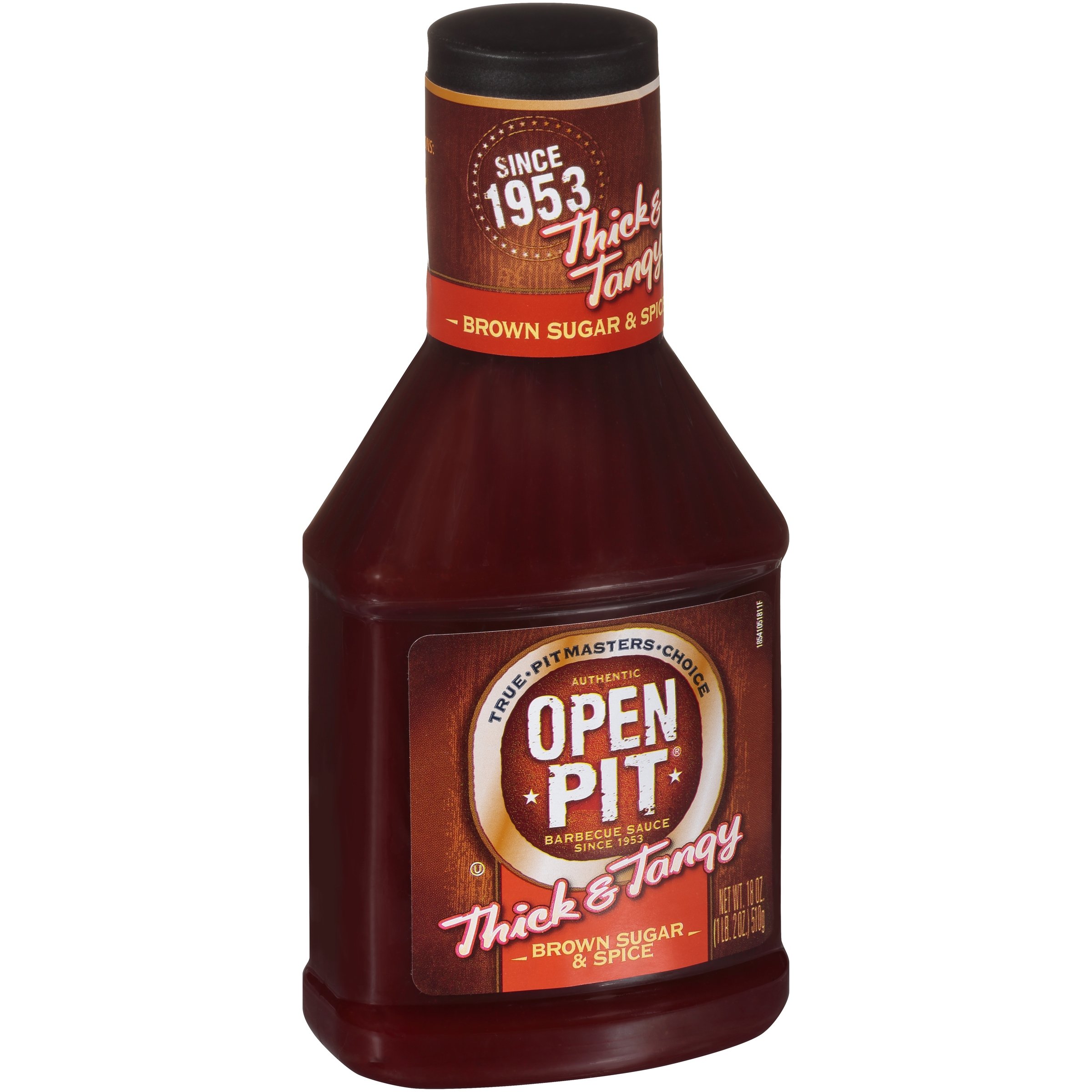 Open Pit Barbecue Sauce Thick &  Tangy Brown Sugar &  Spice 18 oz Plastic ...