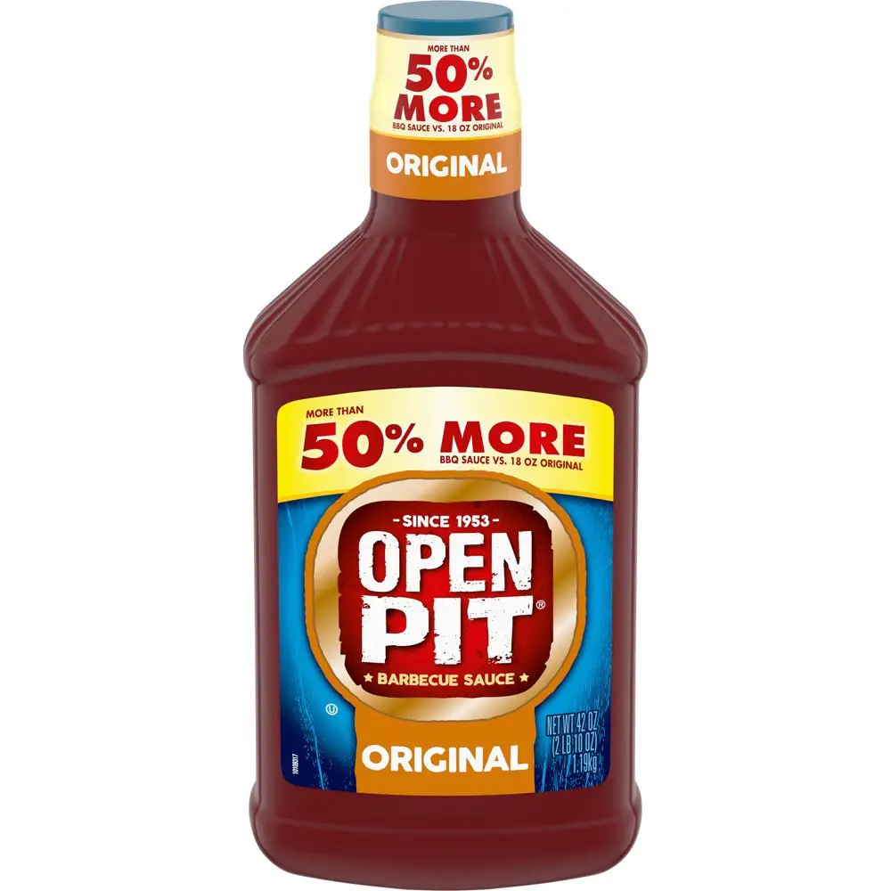 Open Pit Blue Label Original Barbecue Sauce, Value Size, 42 oz ...