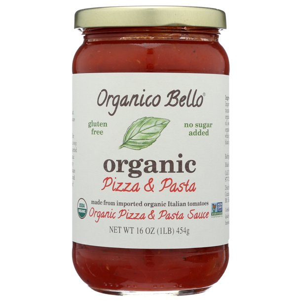 Organico Bello Organic Pizza &  Pasta Sauce , 16 Fl Oz ...