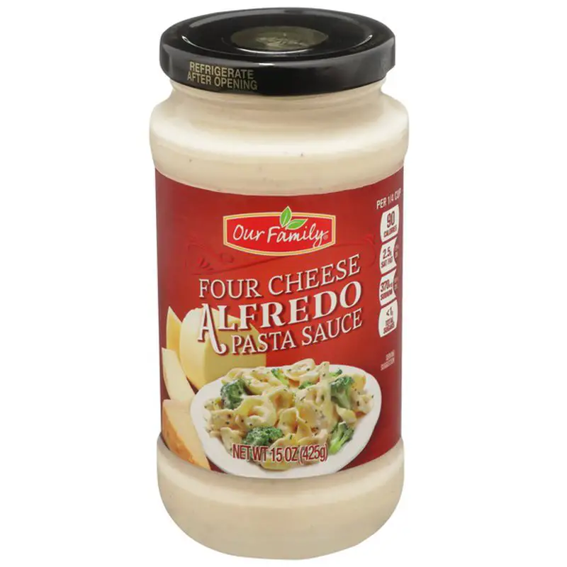 Our Family Four Cheese Alfredo Pasta Sauce (15 oz) from ...