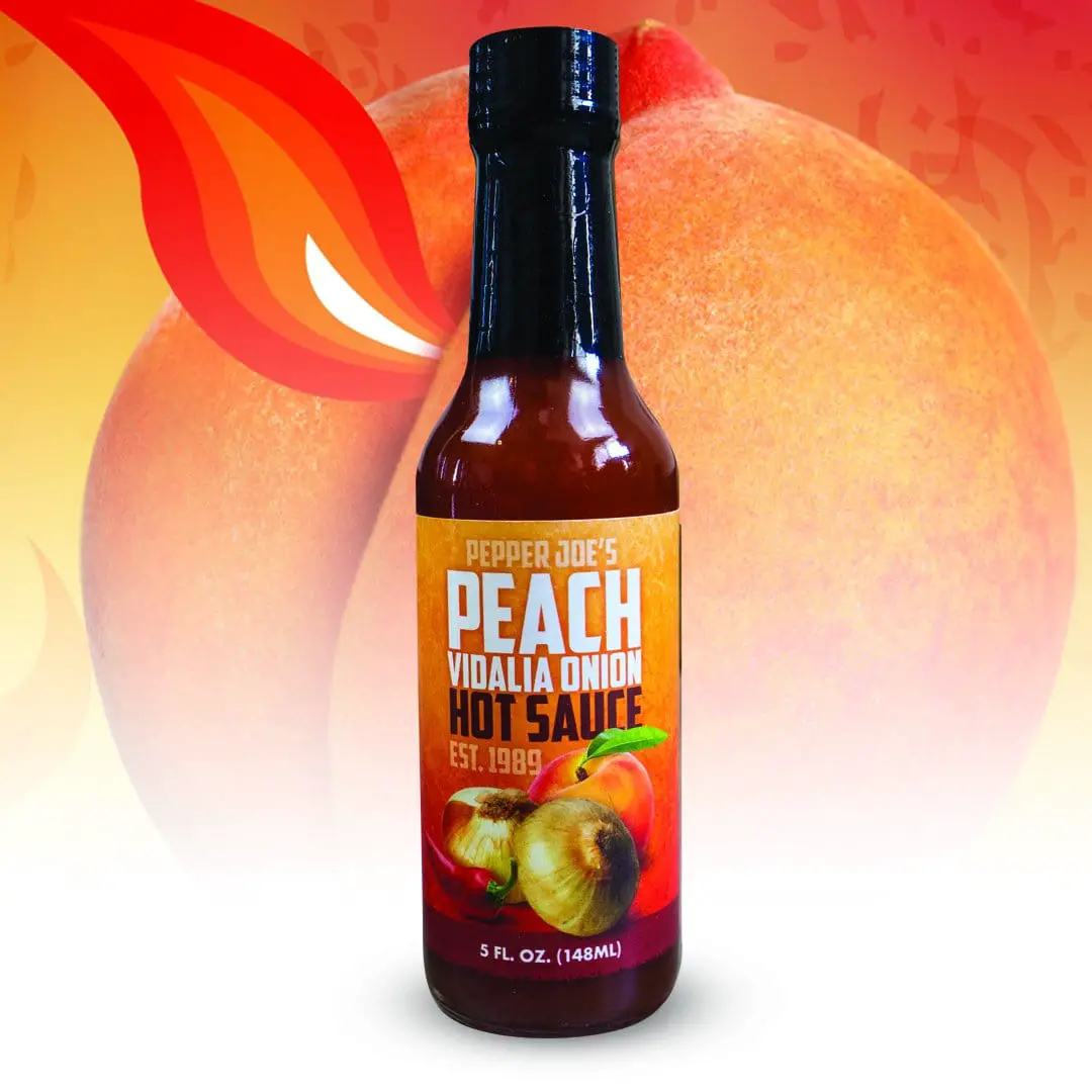 Peach Vidalia Onion Hot Sauce
