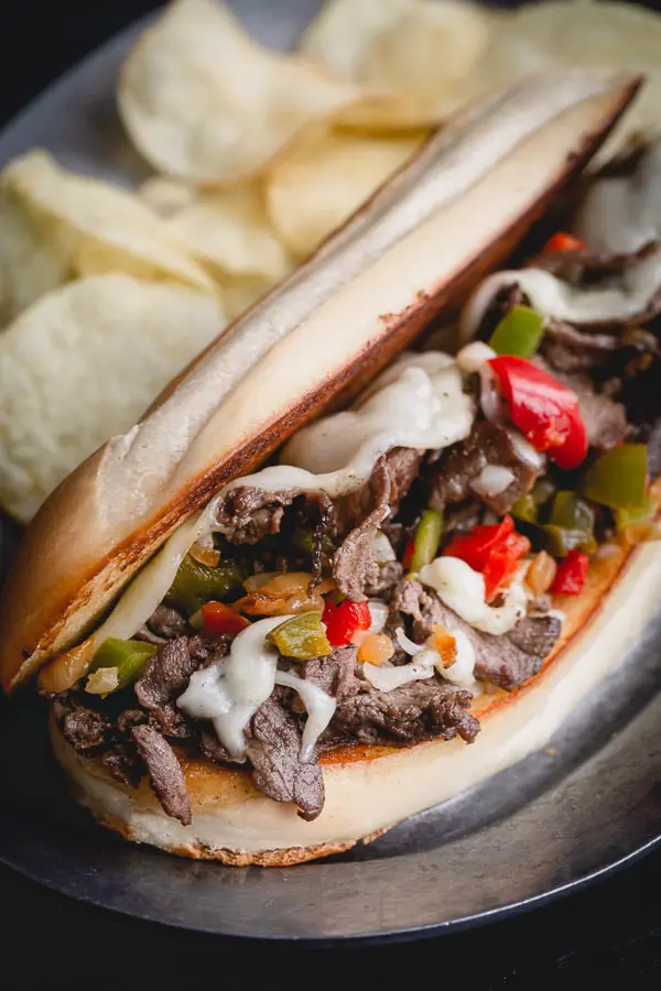 Philly Cheesesteak Recipe with Provolone Cheese Sauce ~Sweet &  Savory