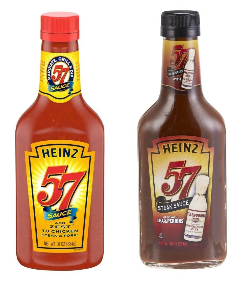 Pick 2 Heinz 57 Sauce 10 oz Bottles: Original or Steak Sauce with Lea ...
