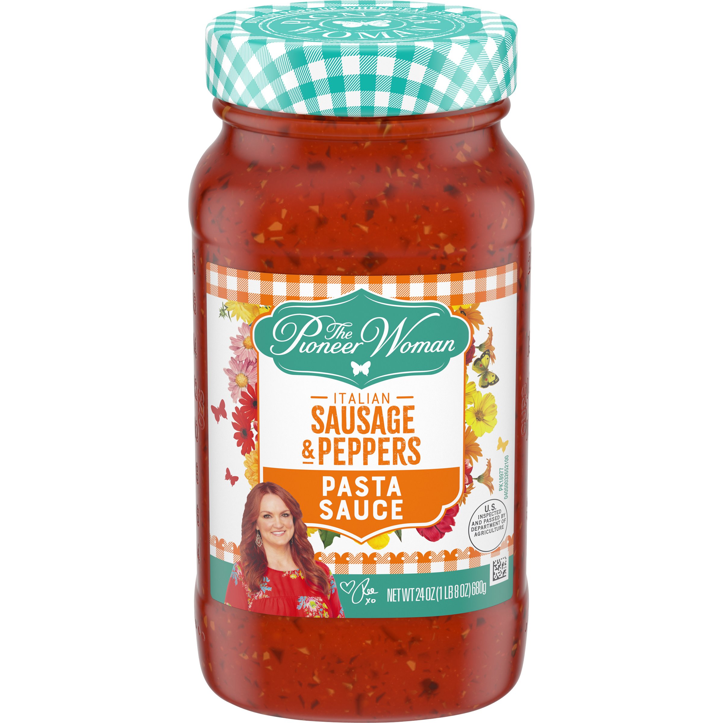 Pioneer Woman Sausage &  Peppers Pasta Sauce, 24 oz Jar ...