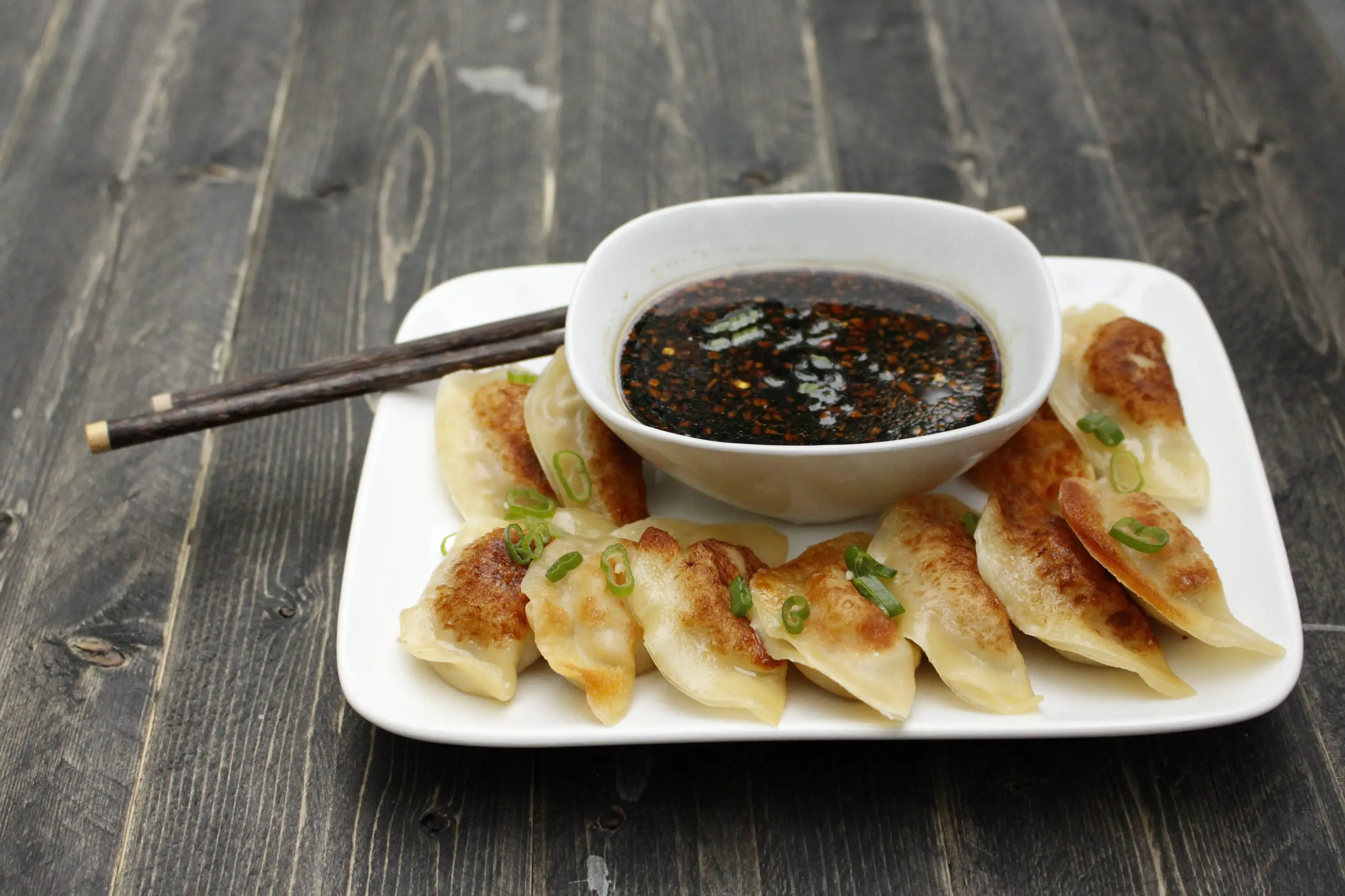 Potstickers With Honey Soy Dipping Sauce
