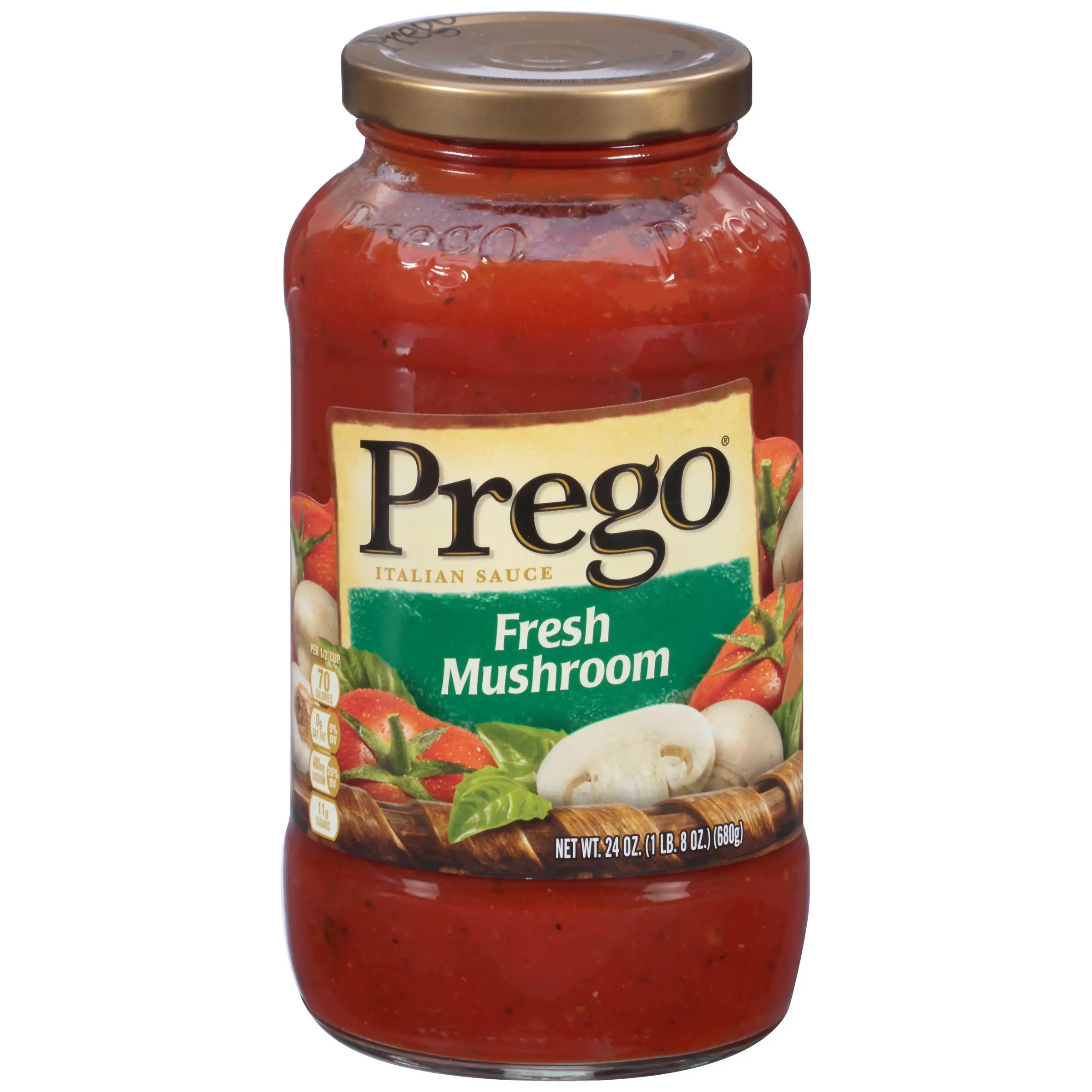 Prego Italian Sauce, Fresh Mushroom, 24 oz (1 lb 8 oz) 680 g