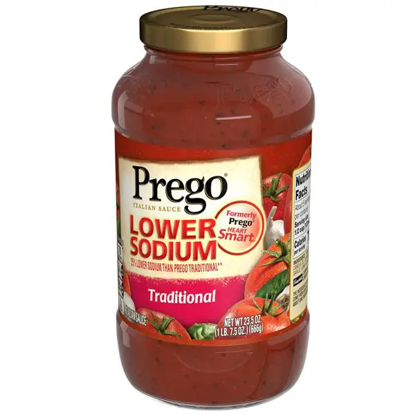 Prego Lower Sodium Traditional Italian Sauce