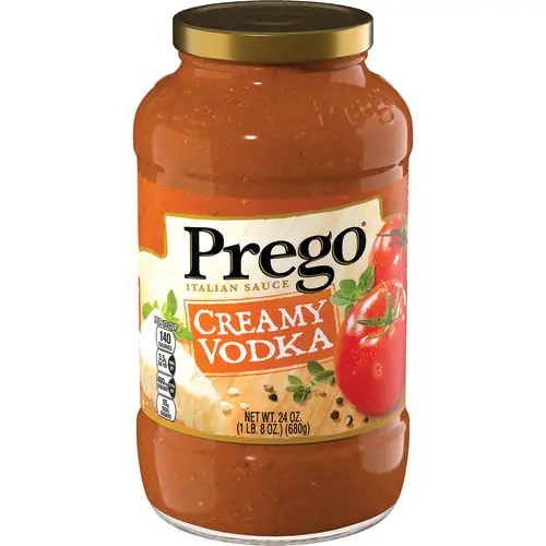 Prego Pasta Sauce, Creamy Vodka, 24 oz. Jar