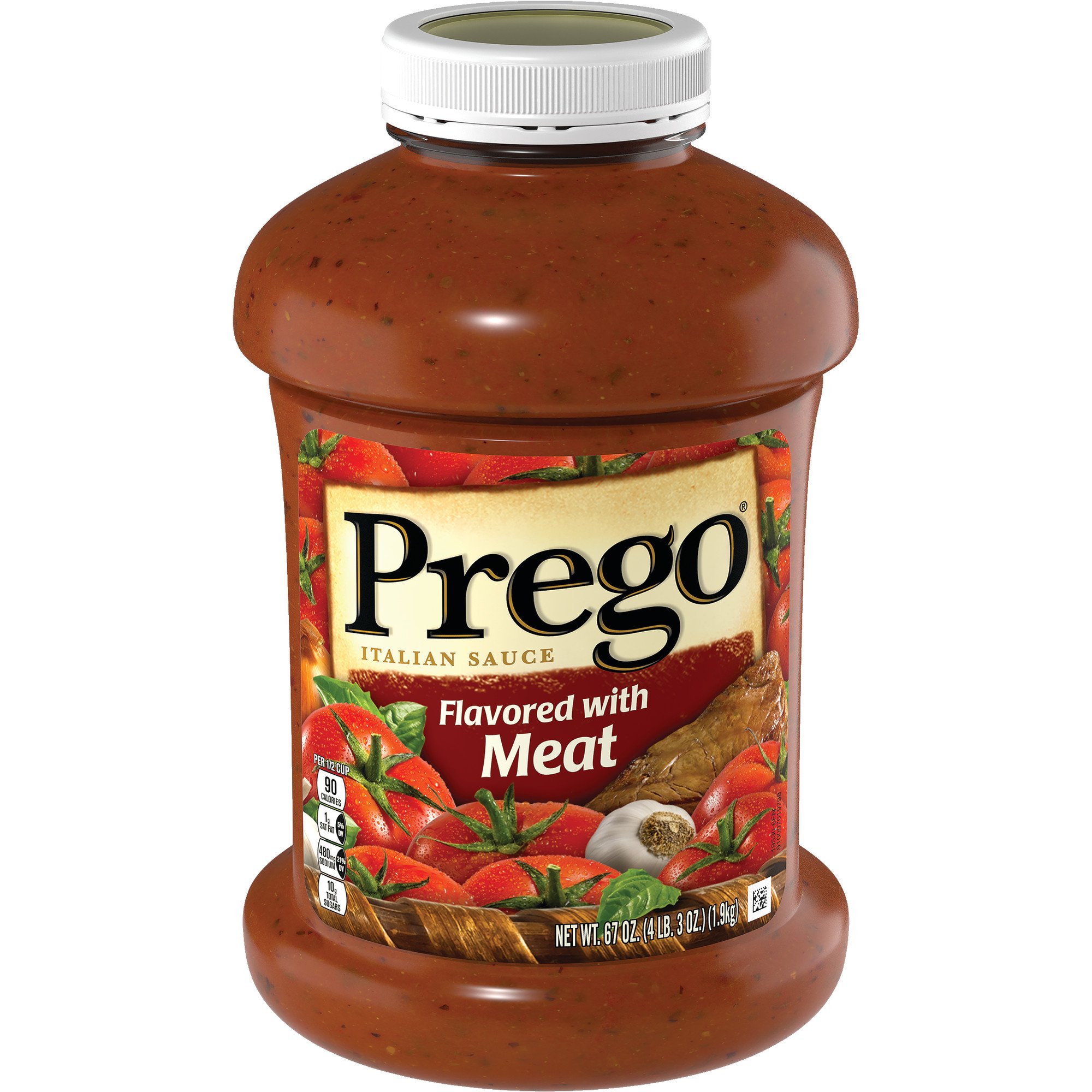 Prego Pasta Sauce, Italian Tomato Sauce with Meat, 67 ...