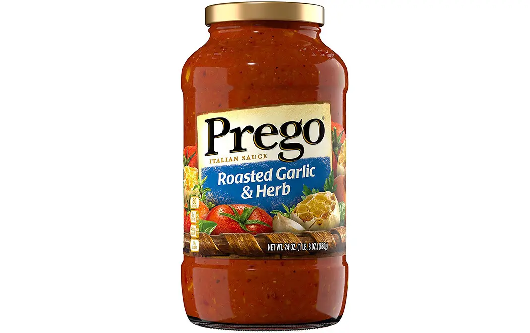 Prego Roasted Garlic &  Herb Italian Sauce Glass Jar 680 grams