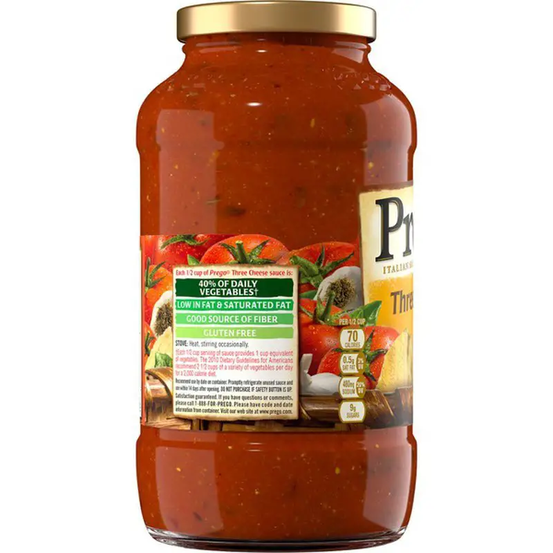 Prego® Three Cheese Italian Sauce (24 oz) from Butera ...