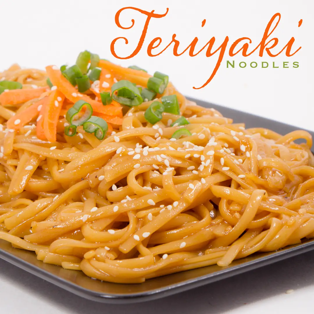 Quick &  Easy Teriyaki Noodles w/ homemade Sauce