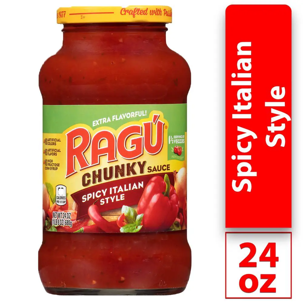 Ragú Bold and Spicy Italian Style Pasta Sauce, 24 oz.