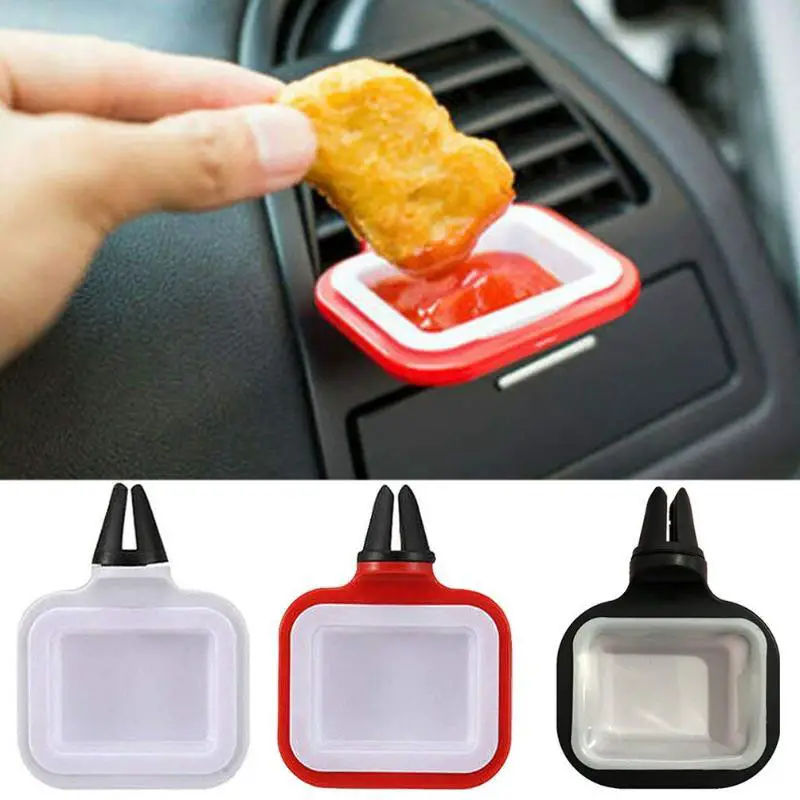 Saucemoto Dip Clip Car Ketchup Stand Sauce Holder For Ketchup And ...