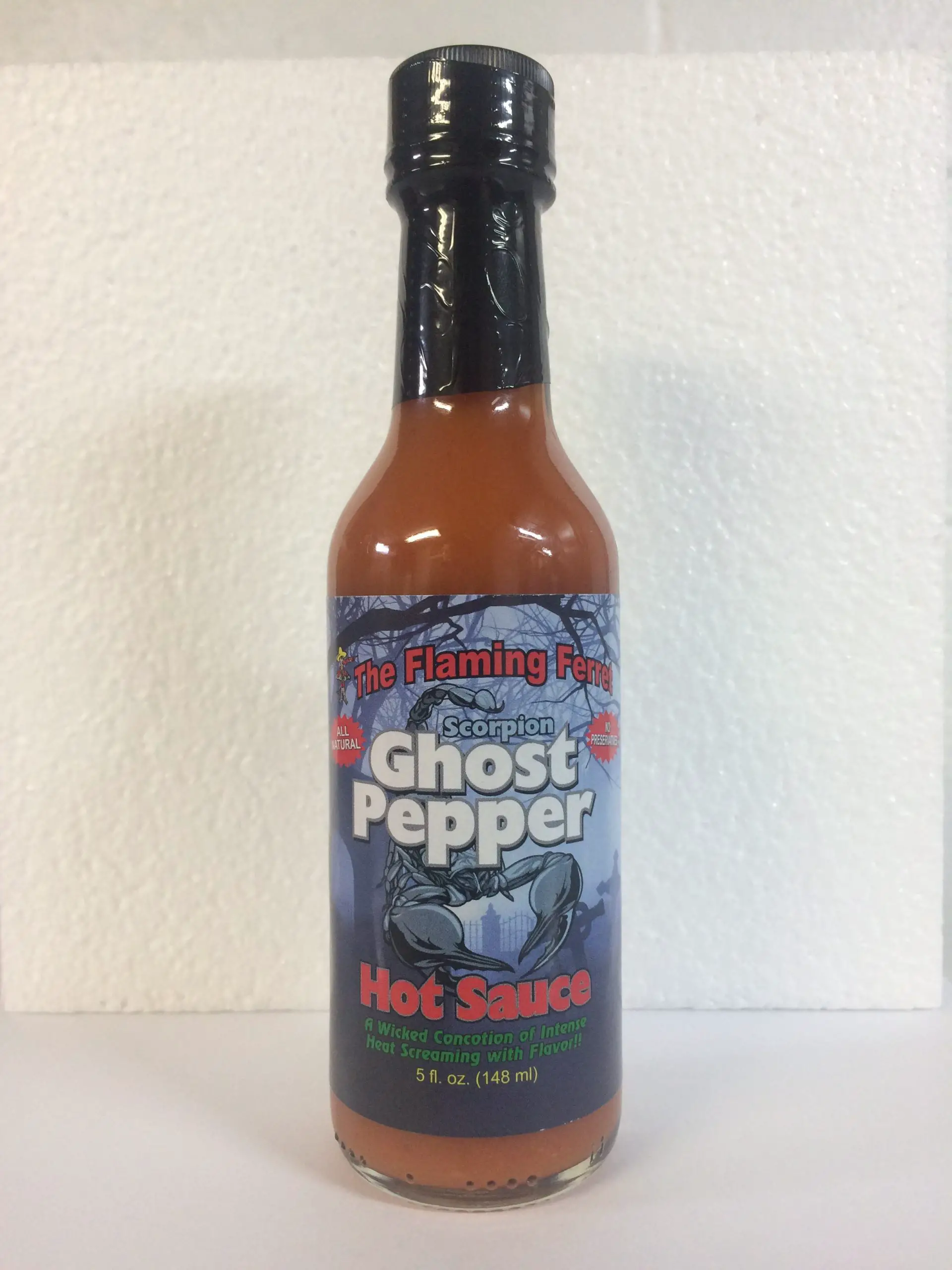 Scorpion Ghost Pepper Hot Sauce (5 oz. bottle)