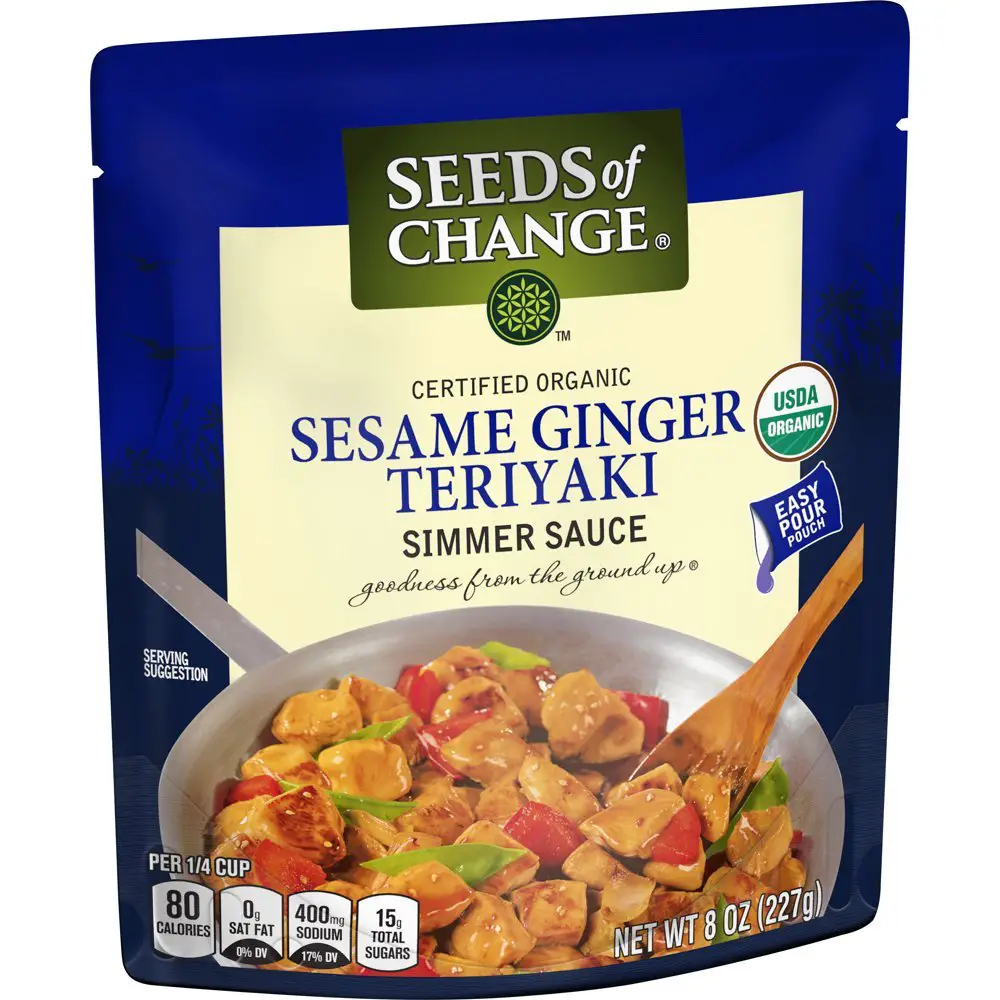 SEEDS OF CHANGE Teriyaki Simmer Sauce, 8.0oz